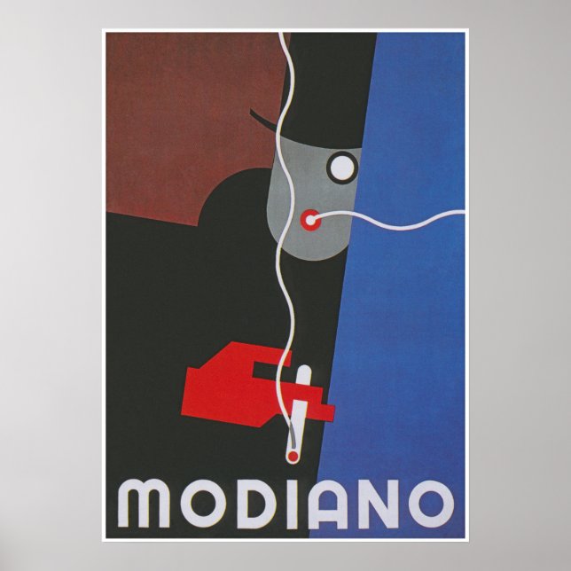 Modiano Italian Advertisement Poster (Front)