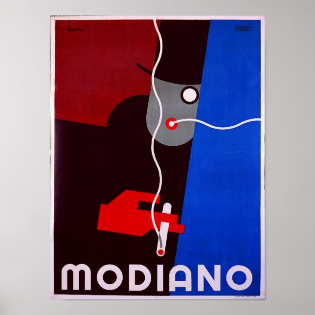Modiano - Vintage Cigarette Advertising Poster (Front)