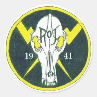 Modified ROJ Patch Classic Round Sticker