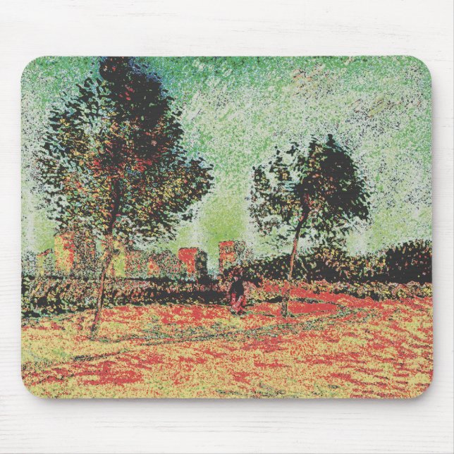 modified van gogh mouse pad (Front)