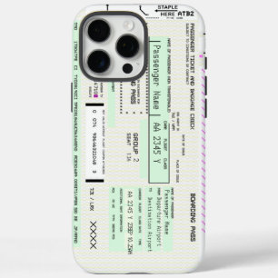 Modify This Airline Boarding Pass Ver2 iPhone 16 Pro Max Case