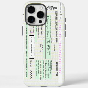 Modify This Airline Boarding Pass Ver2 iPhone 16 Pro Max Case