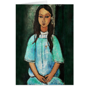 Modigliani Alice Vintage Fine Art Painting