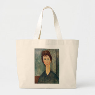 Modigliani Amedeo Portrait Large Tote Bag