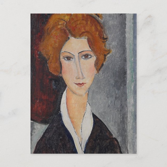 Modigliani Amedeo Portrait Postcard (Front)