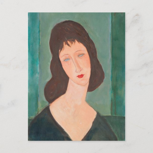 Modigliani Amedeo Portrait Postcard (Front)
