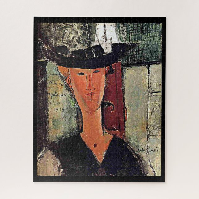 Modigliani - Madame Pompadour portrait Jigsaw Puzzle (Vertical)