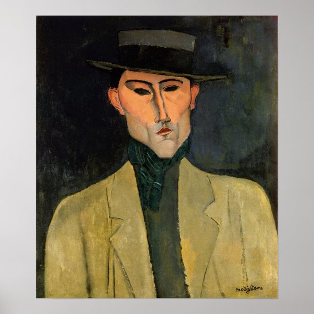Modigliani - Man With Hat 1915 Poster (Front)