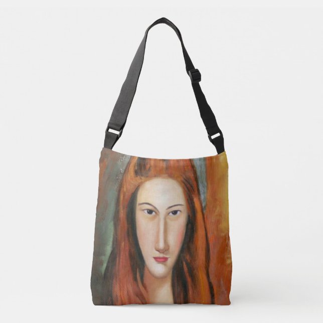 Modigliani - Portrait of Jeanne Hebuterne Crossbody Bag (Front)