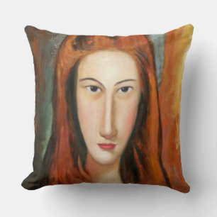 Modigliani - Portrait of Jeanne Hebuterne Pillow