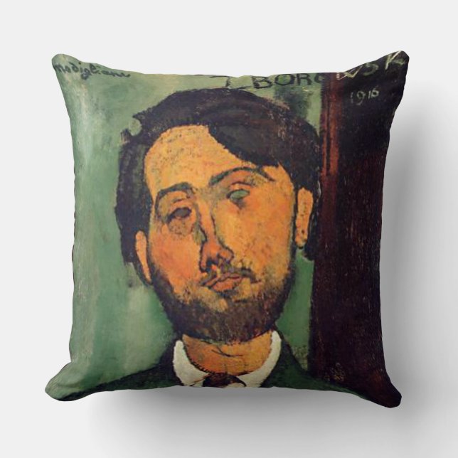 Modigliani - Portrait of Leopold Zborowski Pillow (Front)
