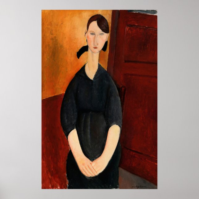 Modigliani - Portrait Of Paulette Jourdain 1919 Poster (Front)