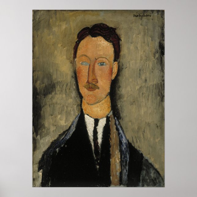 Modigliani - Portrait of the Artist Léopold Survag Poster (Front)