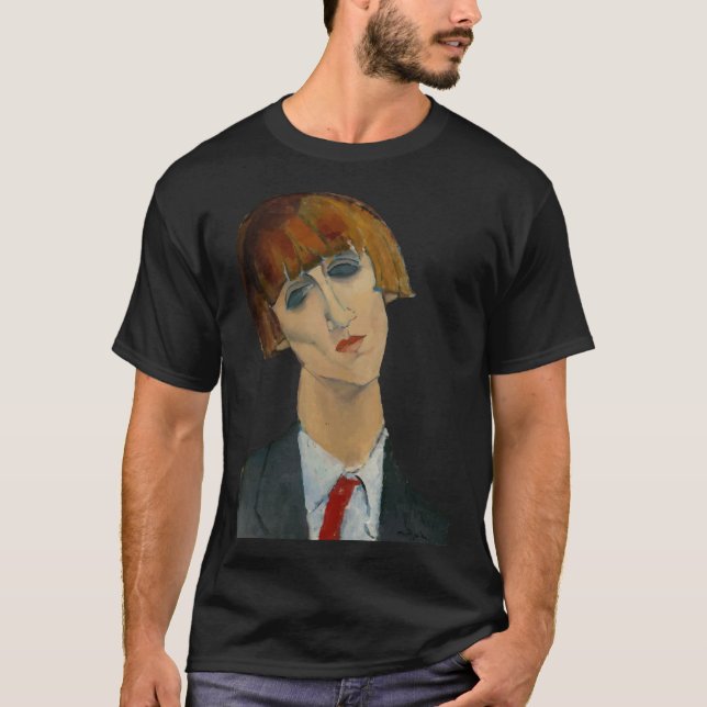 Modigliani Portrait of Woman Painting T-Shirt (Front)