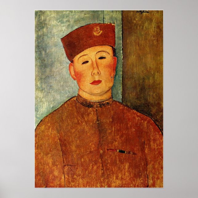 Modigliani - The Zouave 1918 Poster (Front)