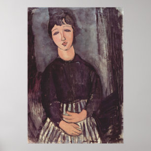 Modigliani Woman in Black Modern Art Print
