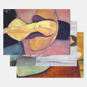 Modigliani Wrapping Paper Sheet