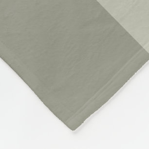 Modish Elegant Grey Green Colour Harmony Trendy Fleece Blanket