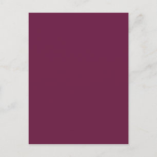 Modishly Masterful Maroon Colour Postcard