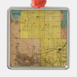 Modoc County, California Metal Ornament