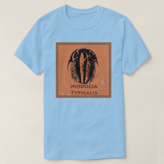 Modocia Typicalis Fossil Trilobite T-Shirt (Design Front)