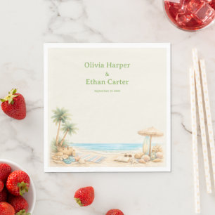 Modren Viral Aesthetic Beech soft Stylis customise Napkin