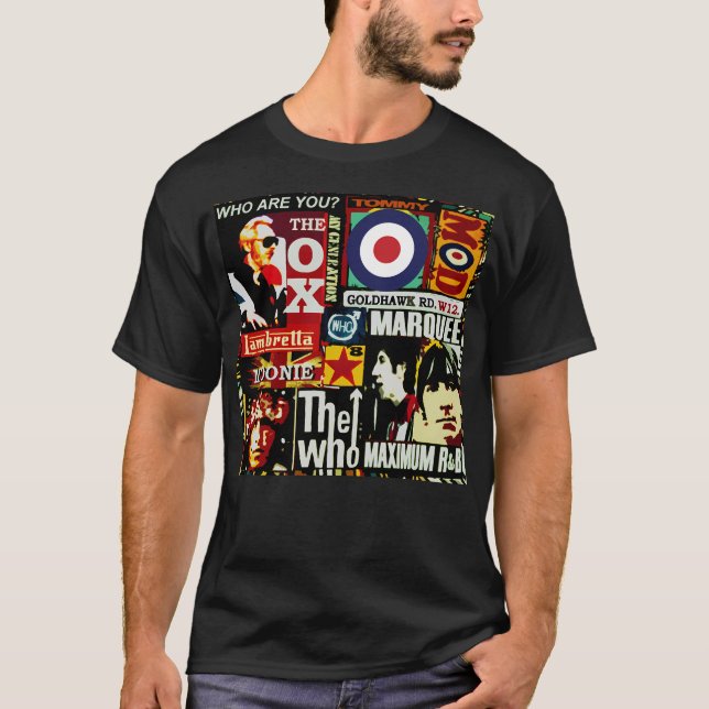 Modrophenia Mod Music Sixties Collage T-Shirt (Front)