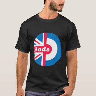 Mods Target Union Jack Roundel British Flag T-Shirt