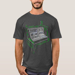 modular Analogs Synthesizerechno Waveforms Synths T-Shirt