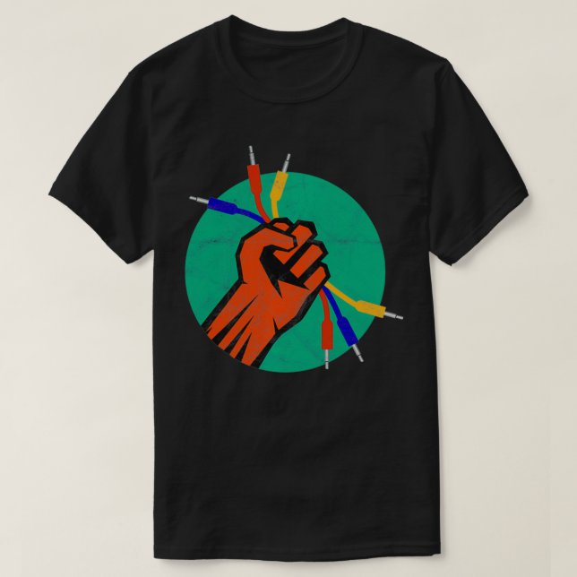 Modular Gear Eurorack Synthesizer Analog Modules  T-Shirt (Design Front)