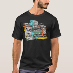 Modular Synthesizer Aesthetic Fan Design T-Shirt