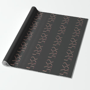 Modular Synthesizer Vintage Analogue Waveform Wrapping Paper