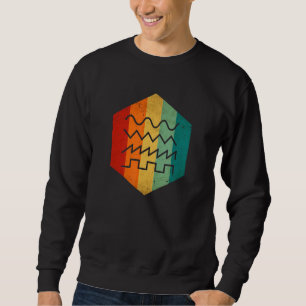 Modular Synthesizer Waveform Analogue Nerd Audio Sweatshirt