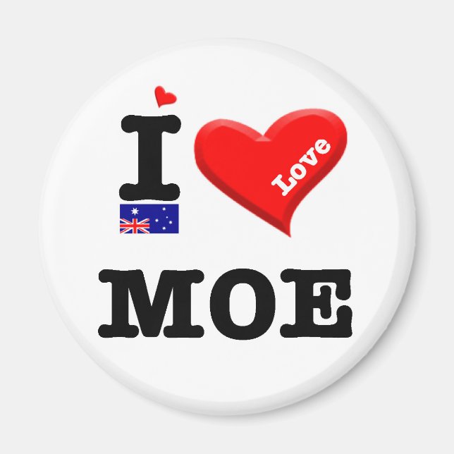 MOE - I Love Magnet (Front)