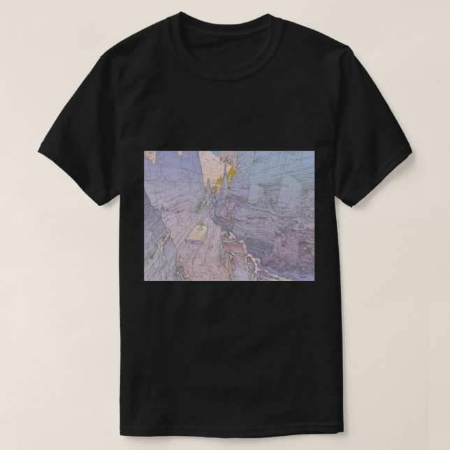 Moebius Art - Jean Giraud T-Shirt (Design Front)