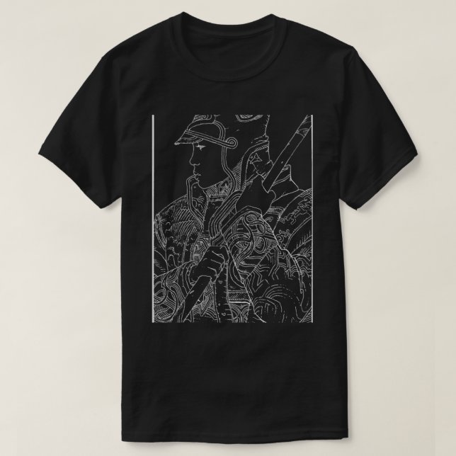 Moebius Jean Giraud Illustration T-Shirt (Design Front)