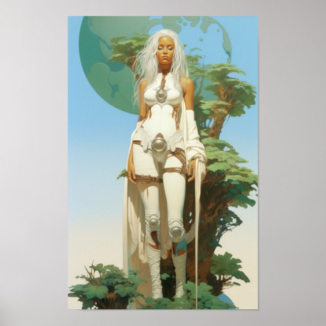 Moebius Maxfi: Breathtaking Character Design Poste Poster (Front)