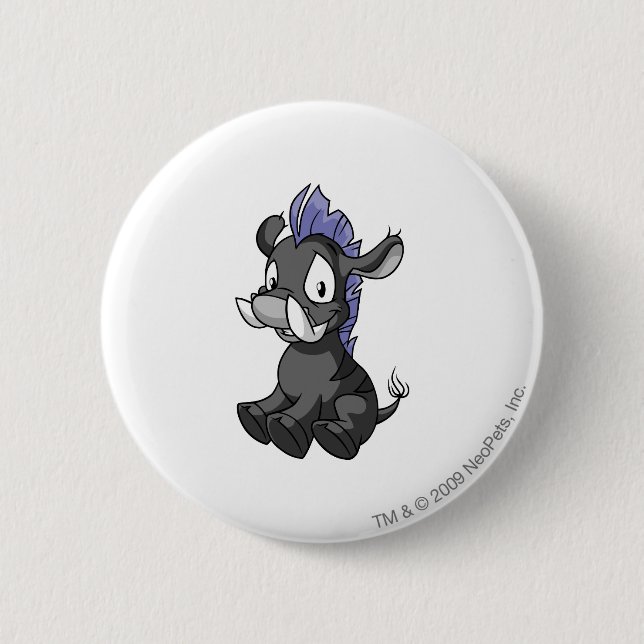 Moehog Shadow 6 Cm Round Badge (Front)