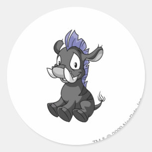 Moehog Shadow Classic Round Sticker