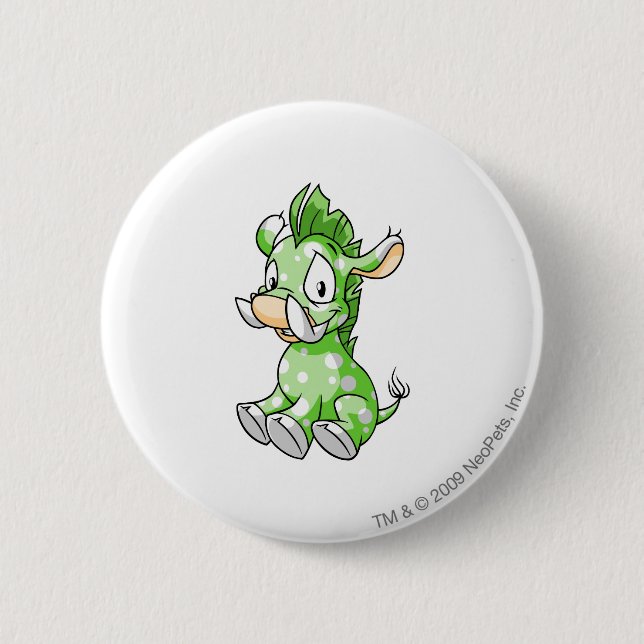 Moehog Speckled 6 Cm Round Badge (Front)