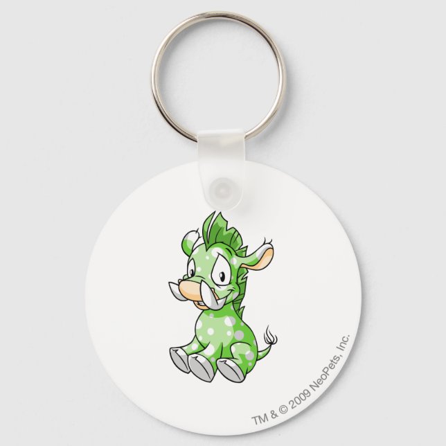 Moehog Speckled Key Ring (Front)