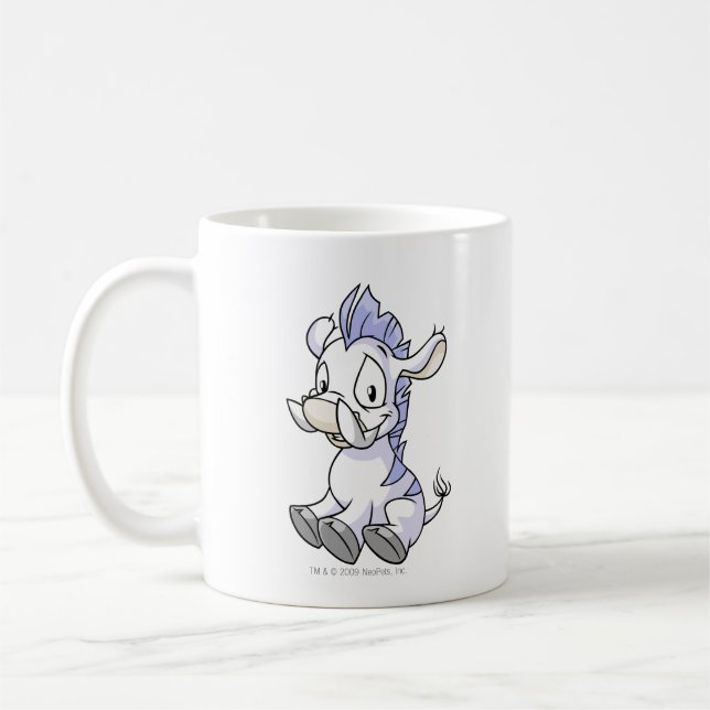 Moehog White Coffee Mug (Left)