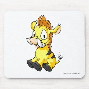 Moehog Yellow Mouse Pad