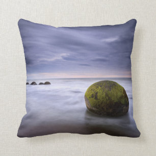 Moeraki Boulders Sunrise Seascape Cushion