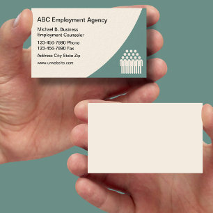 Moern Job Agency Business Cards