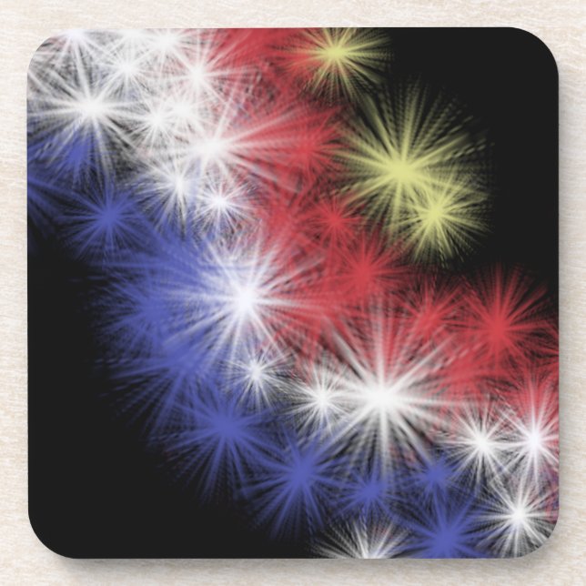 Moe's 4th of July Fireworks Coasters (Front)