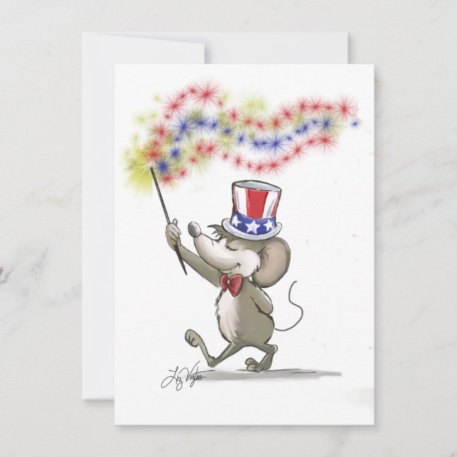 Moe's Happy 4th of July Invitation (Front)