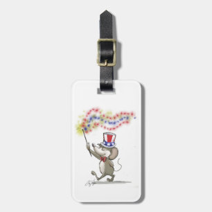 Moe's Happy 4th of July Luggage Tag