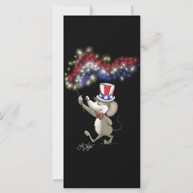 Moe's Happy 4th Of July Night Celebration Bookmark (Front)