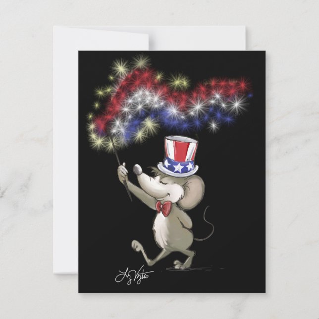 Moe's Happy 4th Of July Night Invitations (Front)